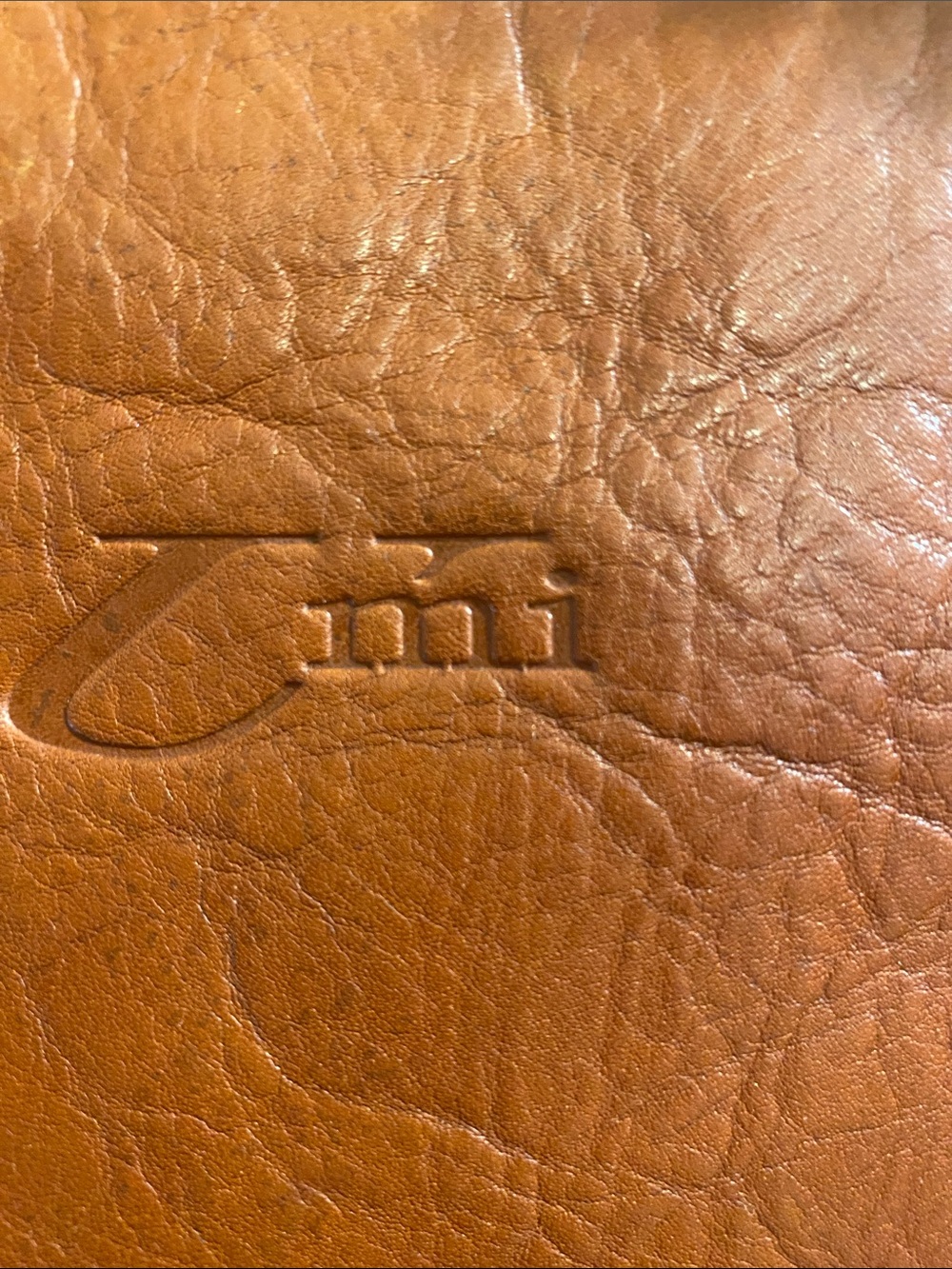 Vintage Umi Leather Shoulder Tote Bag in Cognac Brown - Classic Women's Handbag - Picture 2 of 11